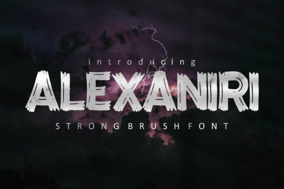 Alexaniri: A Bold Display Font for Impactful Branding