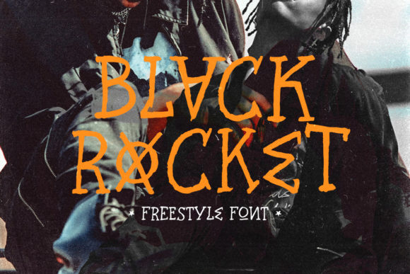 Black Rocket: A Graffiti-Styled Font for Bold Editorial Design