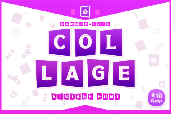 Collage Font for Eye-Catching Campaign Designs