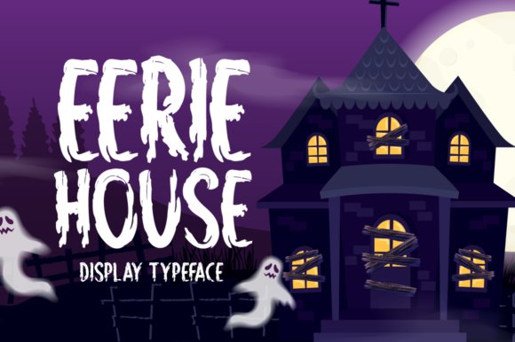 Eerie House Font for Halloween-Themed Branding