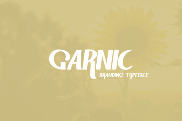 Garnic: A Display Font That Elevates Editorial Design