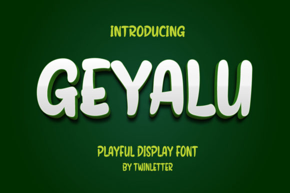 Geyalu: A Playful Font for Memorable Branding