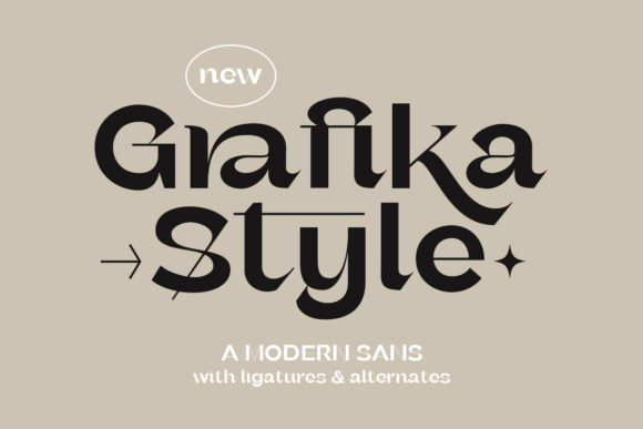 Grafika: A Luxurious Display Font for Modern Branding