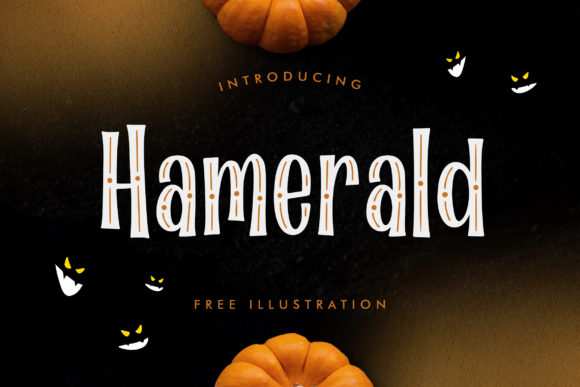 Hamerald Font: A Chic Display Font for Creative Projects