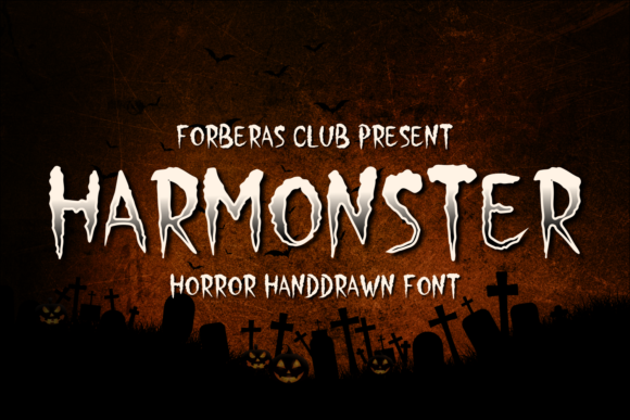 Harmonster: A Creepy Display Font for Editorial Design