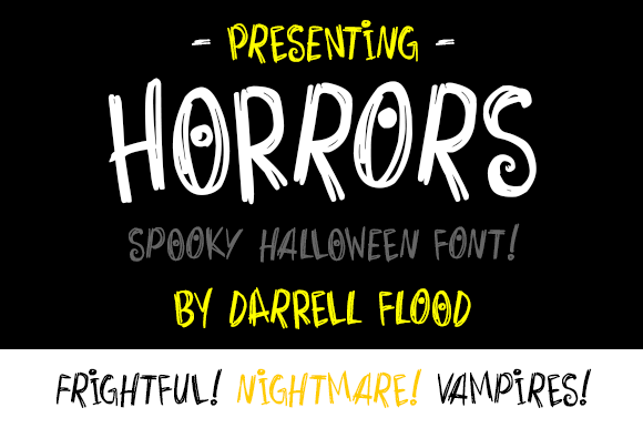 Horrors Font for Impactful Halloween and Horror-Themed Designs