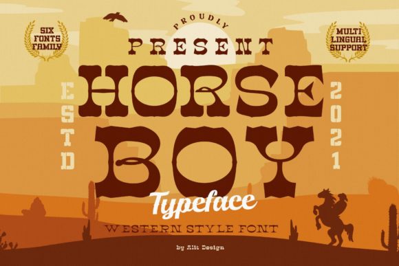 Horse Boy: The Fun Display Font That Elevates Your Campaigns