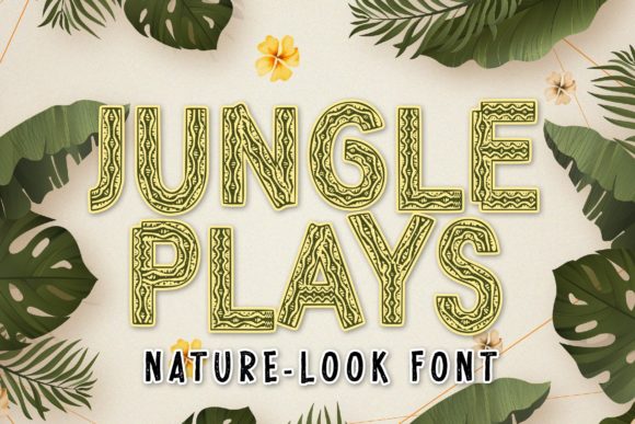 Jungle Play: A Bold Display Font for High-Impact Campaigns