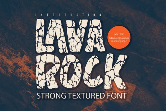 Lavarock: A Trendy Display Font for Creative Makers