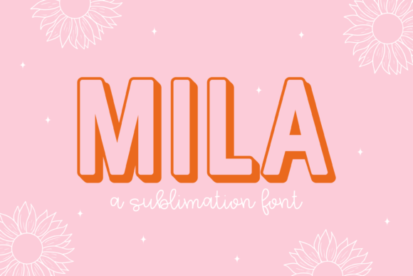 Mila Font for Bold and Beautiful Craft Projects