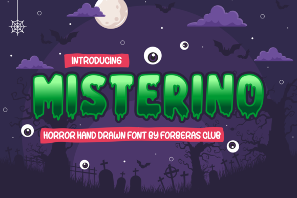 Misterino: A Spooky Display Font for Creative Projects