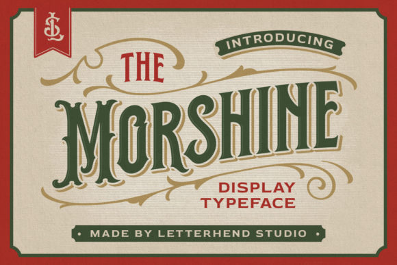Morshine: A Bold Display Font for Vintage-Inspired Web Design