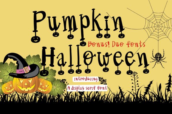 Pumpkin Halloween Font Review and Download