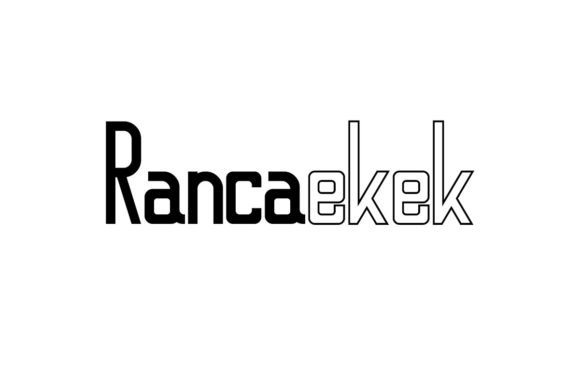 Rancaekek: A Modern Display Font for Creative Makers