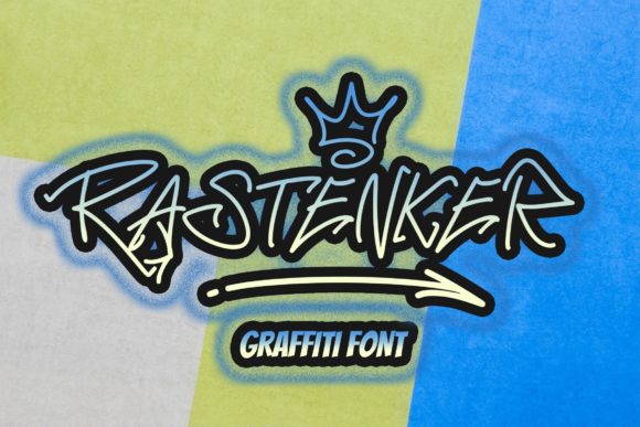 Rastenker: A Creepy Graffiti-Styled Display Font