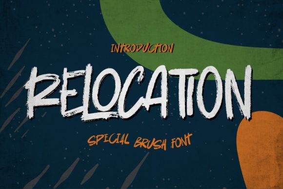Relocation Font for Bold Digital Branding
