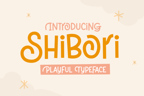 Shibori Font for Playful Branding and Creative Projects