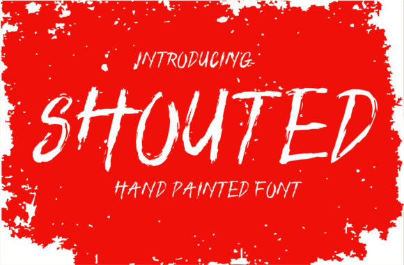 Shouted: The Urban Display Font for Bold Branding
