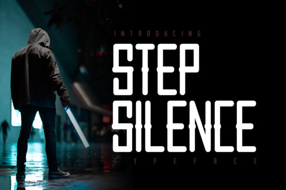 Step Silence Display Font for Bold Digital Branding