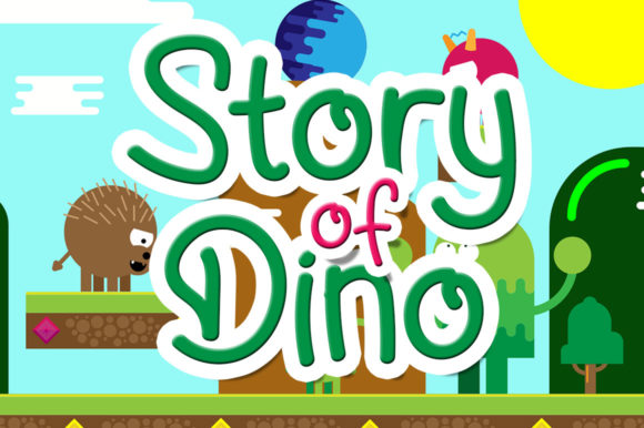 Story of Dino: A Quirky Display Font for Web Design