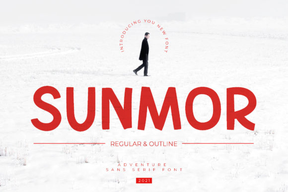 Sunmor: A Bold Display Font for Creative Makers