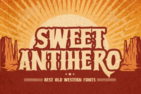 Sweet Antihero Display Font for Bold Digital Branding