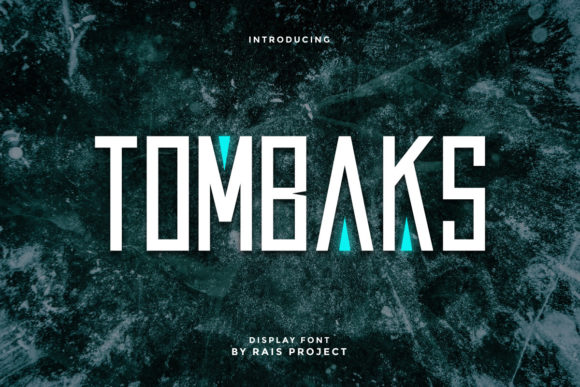 Tombaks: A Bold Display Font for Editorial Creativity