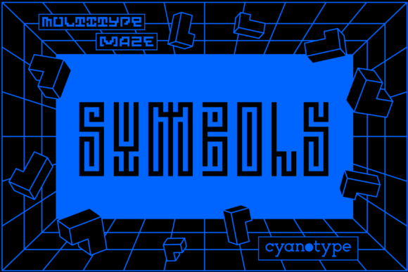 Upgrade Your Brand with MultuType Maze Symbols Font