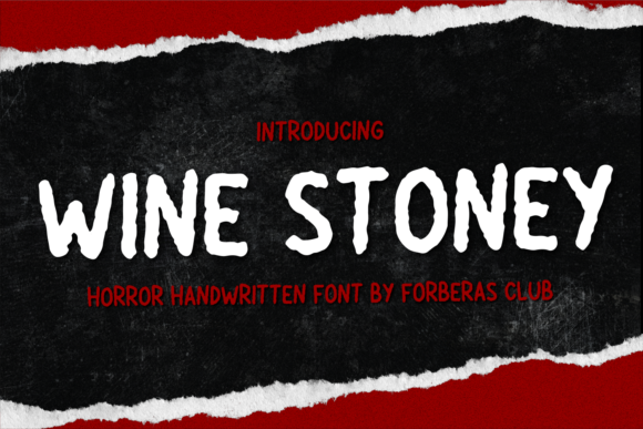 Wine Stoney Font: A Stylish Display Choice for Designers